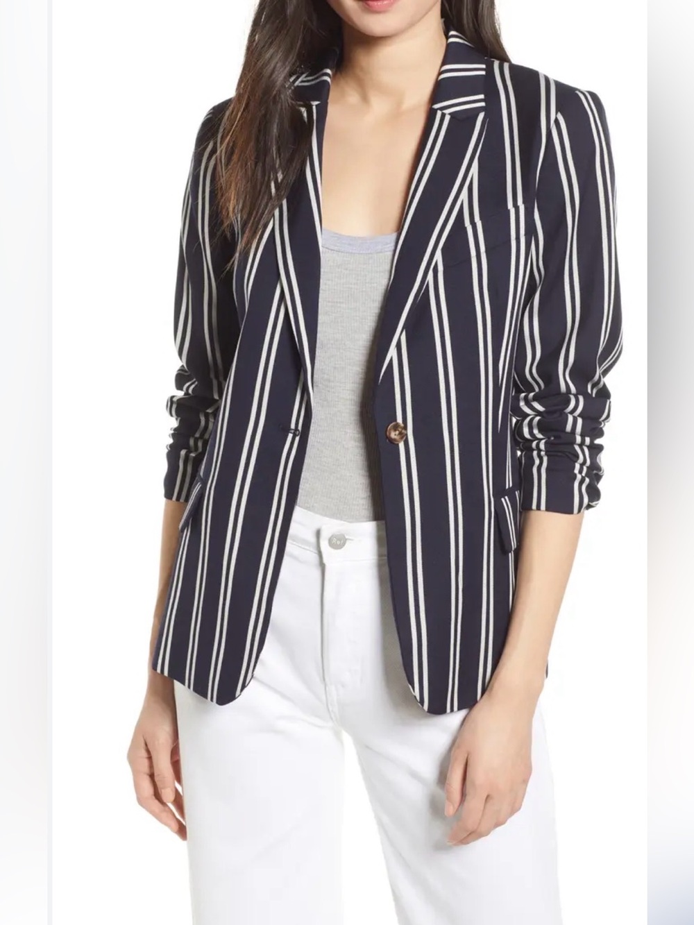 Scotch & Soda Classic Stripped Blazer Medium Business Casual Office Preppy
